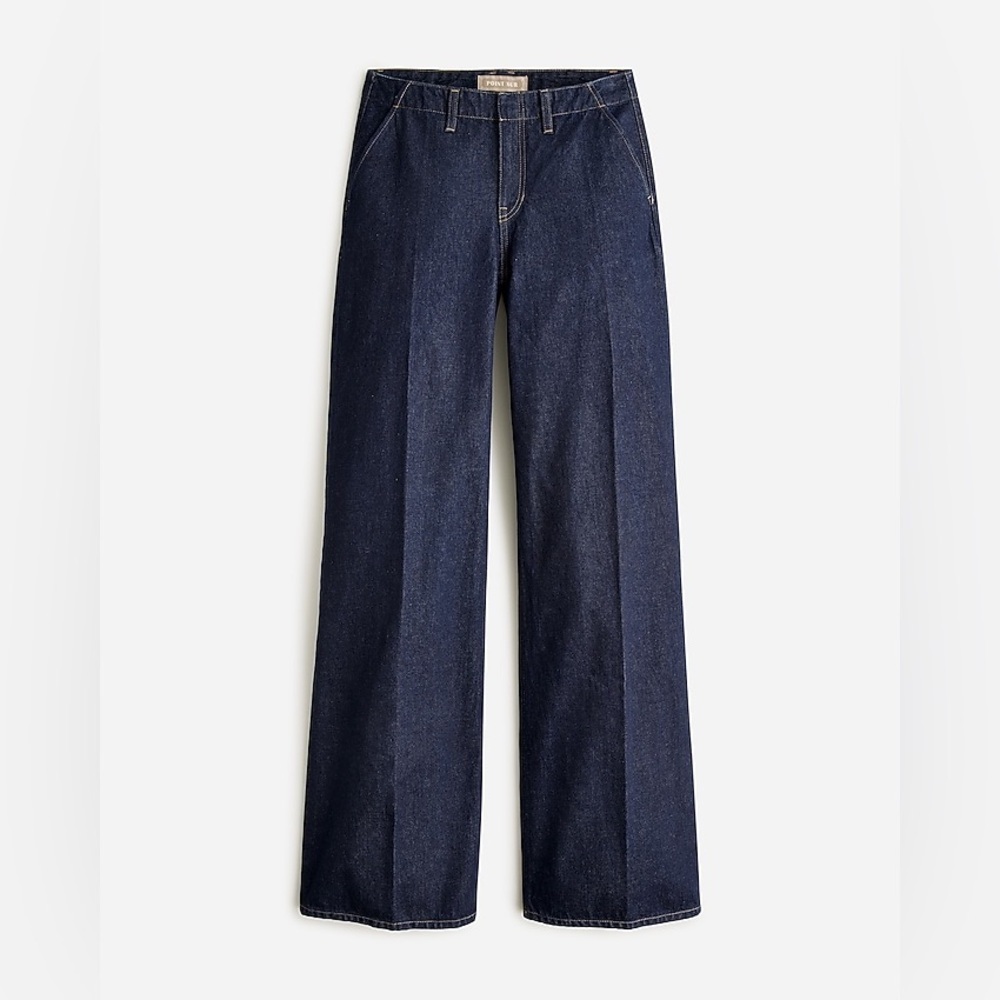 NWT Point Sur J Crew Puddle Jean in Rinse Wash